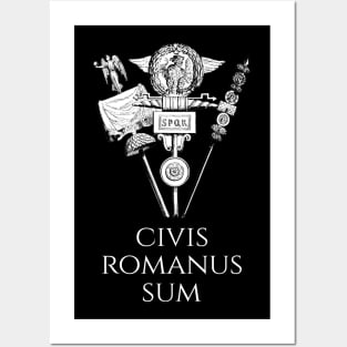 Ancient Rome - Civis Romanus Sum - Cicero Latin Quote Posters and Art